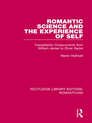 cover image of Romantic Science and the Experience of Self